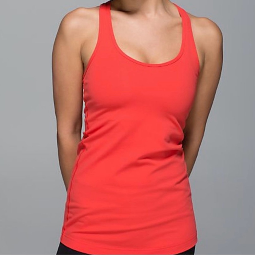 Lululemon Cool Racerback II Tank Top in Color Alarming